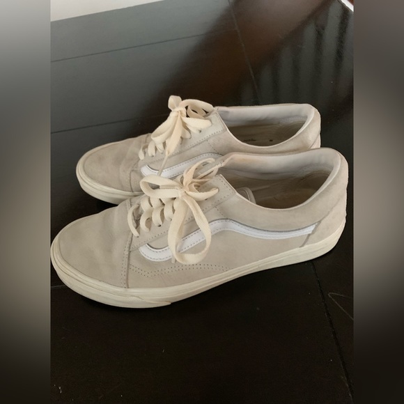 Cream white vans, women’s 9, men’s 7 - Picture 7 of 7